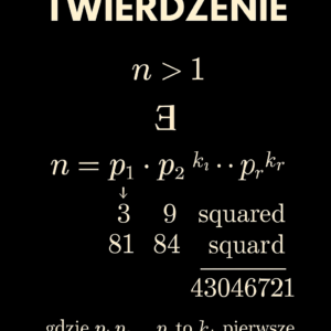 Tw. o rozkładzie liczby naturalnej na iloczyn liczb pierwszych